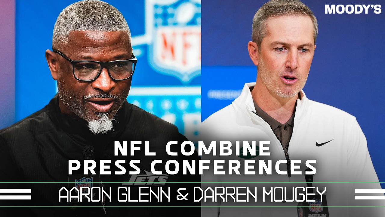 Aaron Glenn and Darren Mougey Full NFL Combine Press Conferences | New York Jets