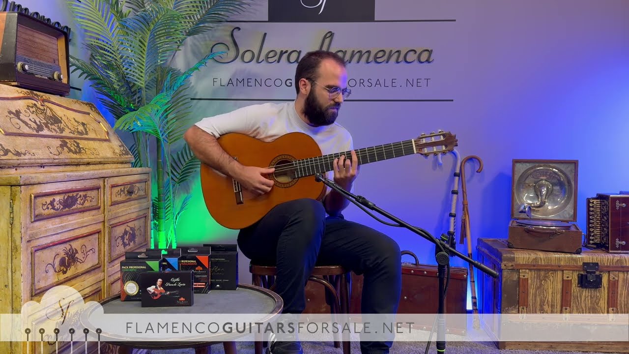 Pedro Maldonado 1975 flamenco Guitar for sale played by Toni Abell&aacute;n