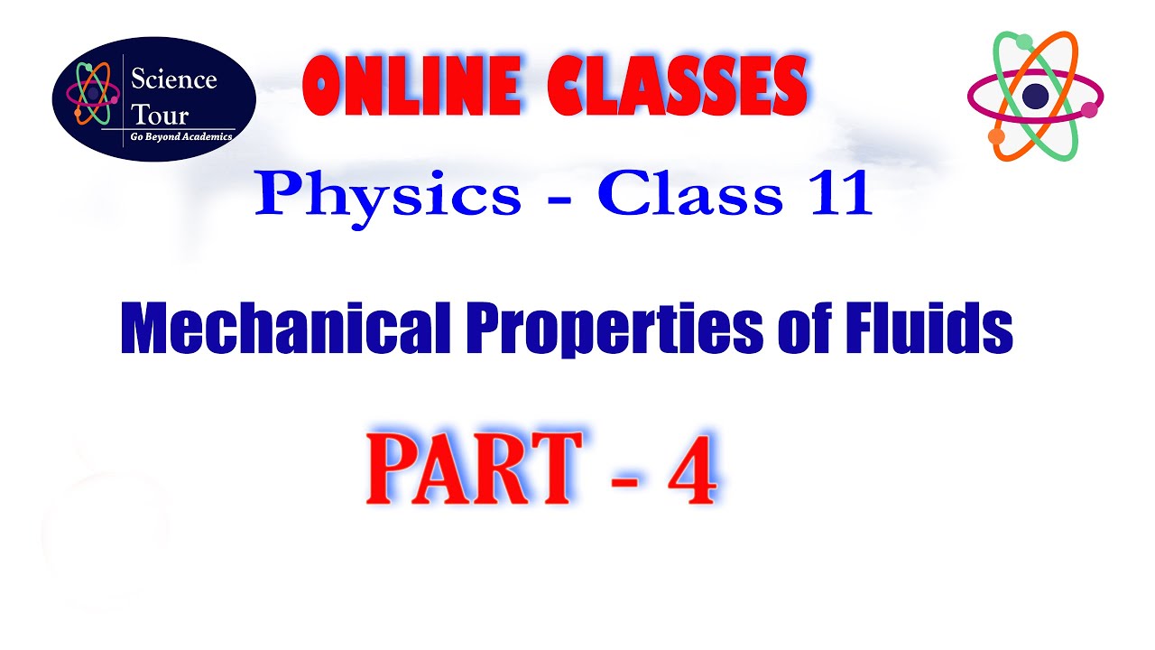 PUC Science Board Physics | Mechanical Properties of Fluids (Part 3) | Class 11 Physics Online Class