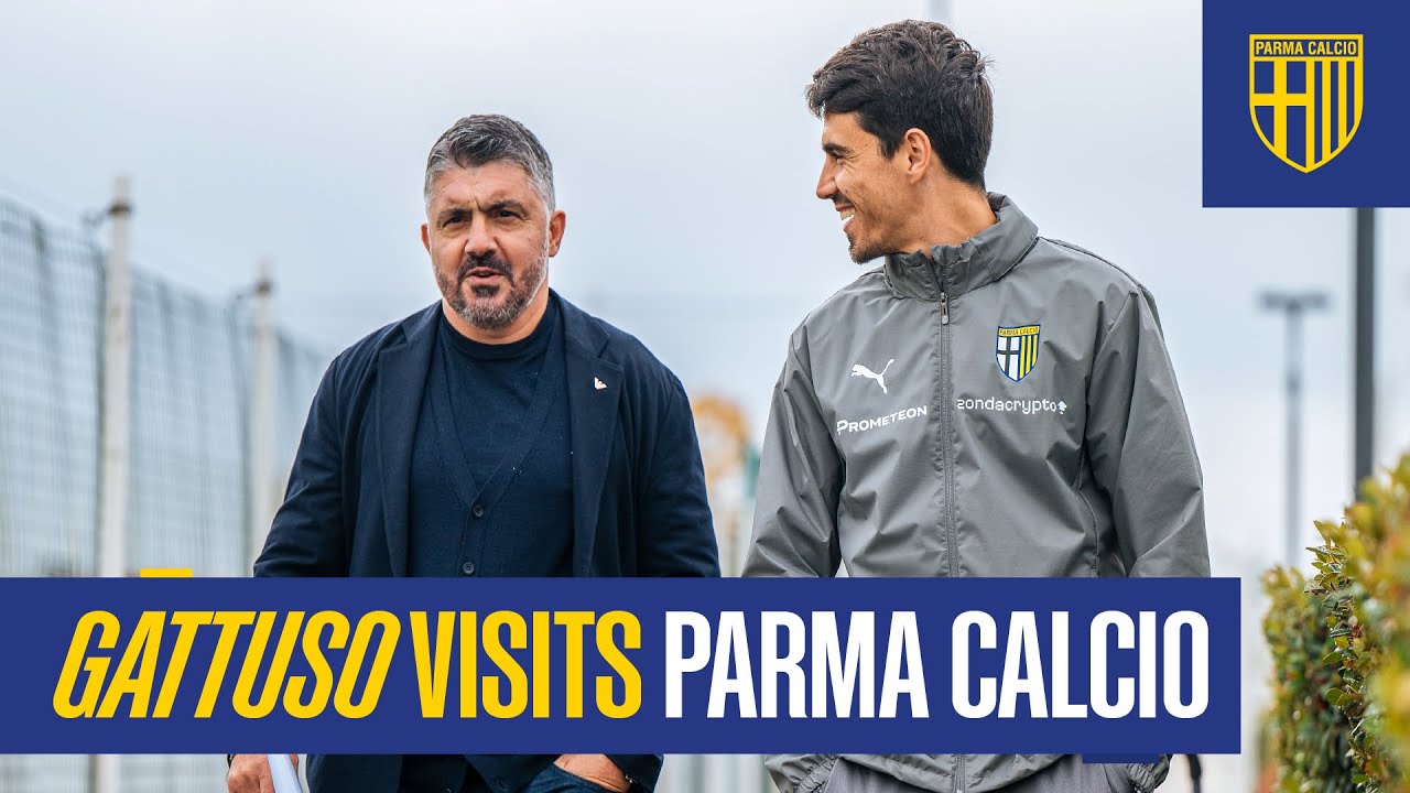 A Special Visit from Italy&rsquo;s National Team Coach Gennaro Gattuso | Parma Calcio Training Day