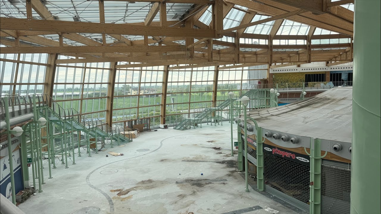 ABANDONED SHOPPING MALL…SECURITY AND CAMERAS EVERYWHERE…