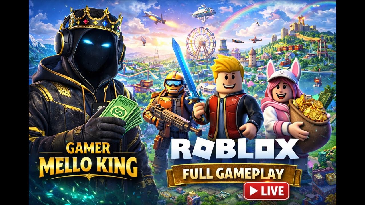 🔴 LIVE Roblox With Mello King | Playing With Subscribers 🎮