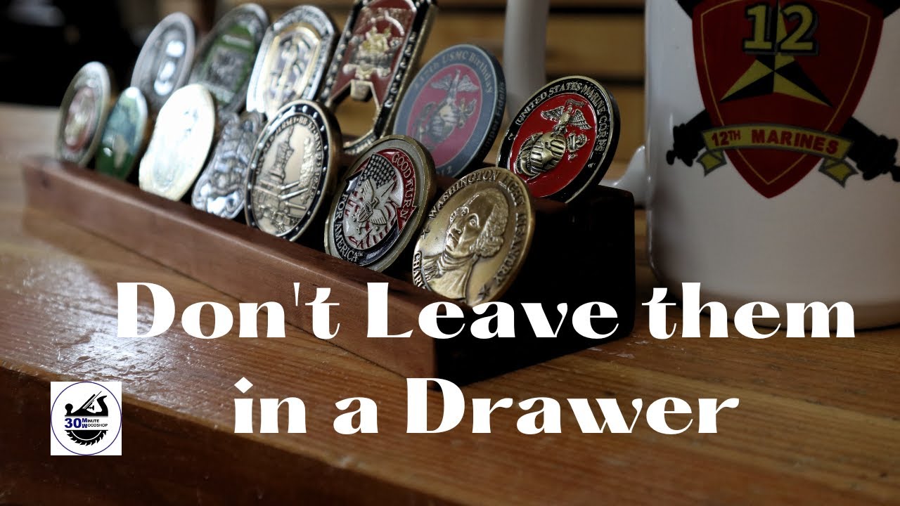 DIY Display for your Challenge Coins