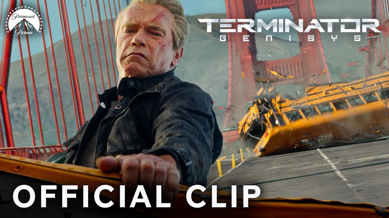 Terminator Genisys | Golden Gate Bridge Chase (Arnold Schwarzenegger) | Paramount Movies