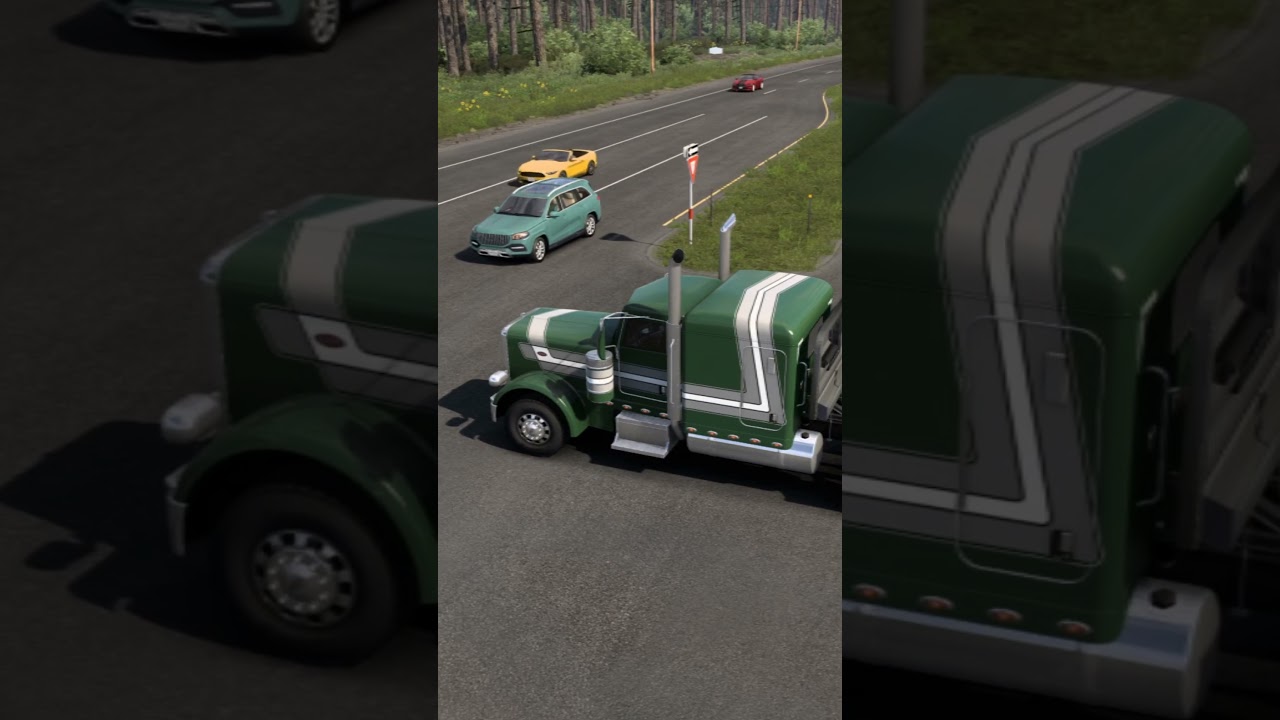 American Truck Simulator Texas DLC Gameplay City Longview For Lufkin Log Skidder Load