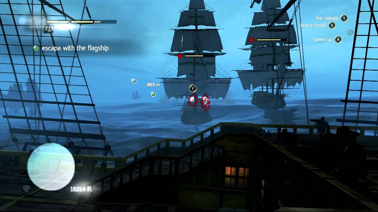 Assassin's Creed 4 Black Flag   Naval Ship Battle Gameplay Level 70 Ship