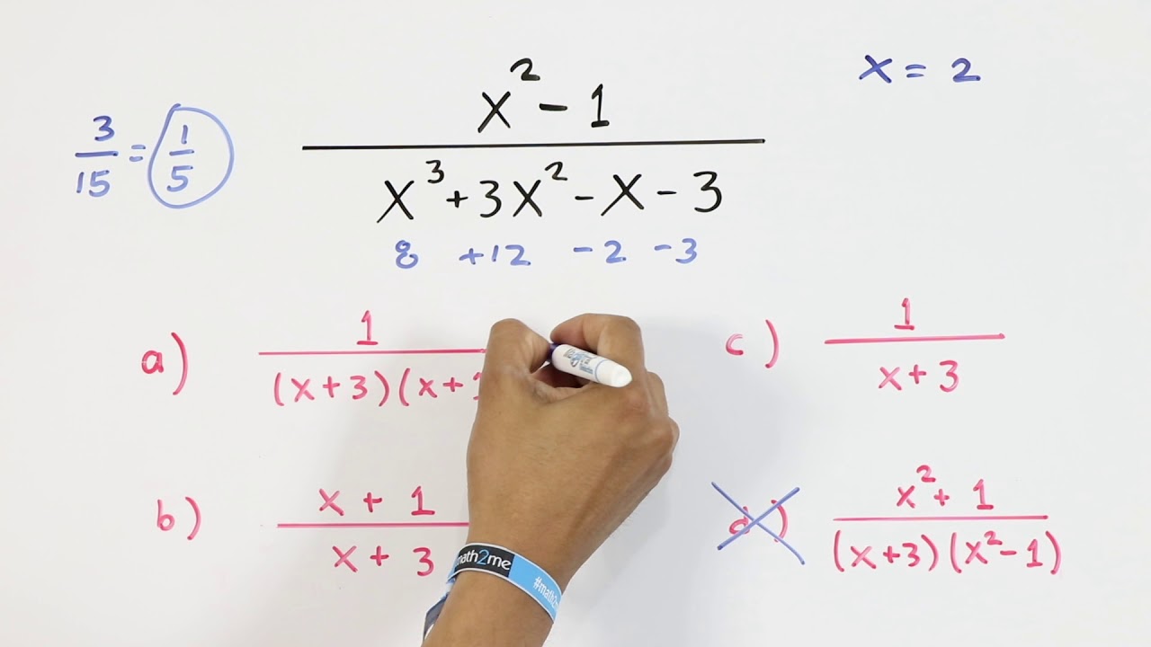 SIMPLIFICAR EXPRESIONES ALGEBRAICAS - truco para examen