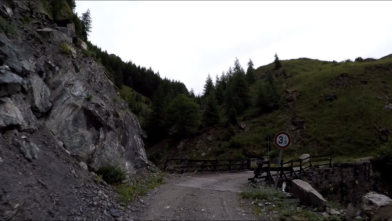 Monte Bellino 2840 m Italien / Teilauffahrt, partial driveway