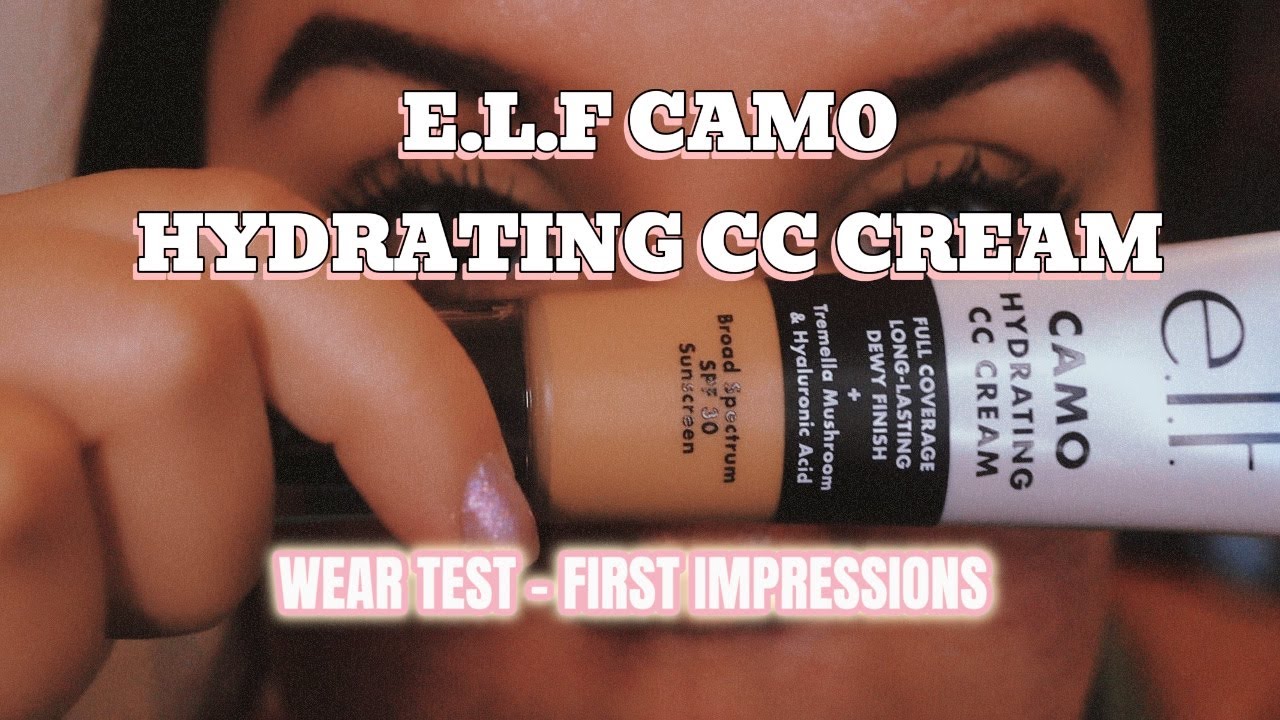 *NEW* ELF CAMO HYDRATING CC CREAM - First Impressions & Wear Test~