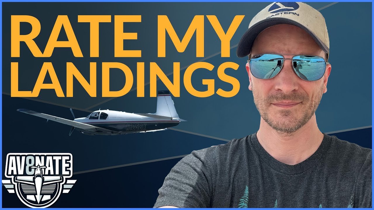 Rate My Landings – 3 Full Patterns in the Mooney M20E
