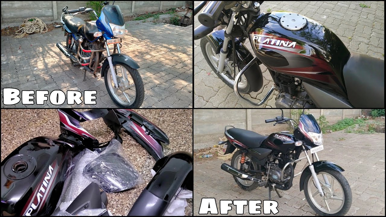 2005 Bajaj platina Restoration