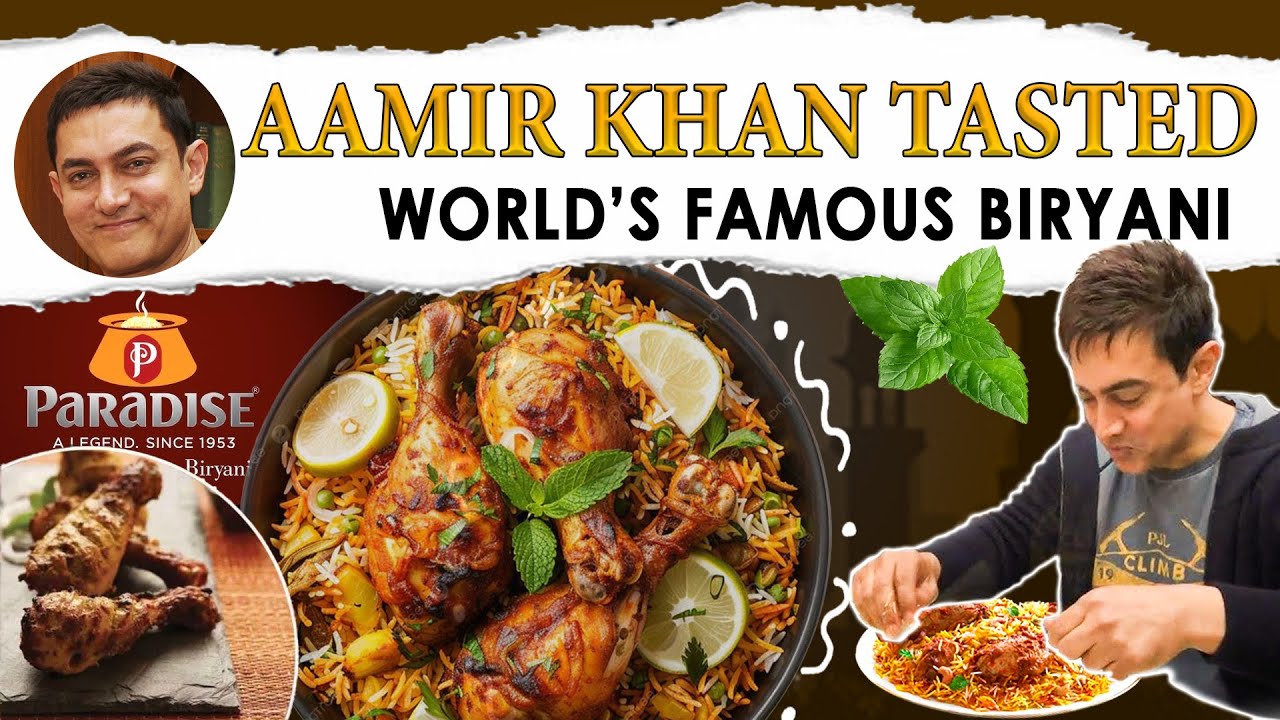 Aamir Khan Tasted Paradise Biryani At Hyderabad - Hybiz.tv