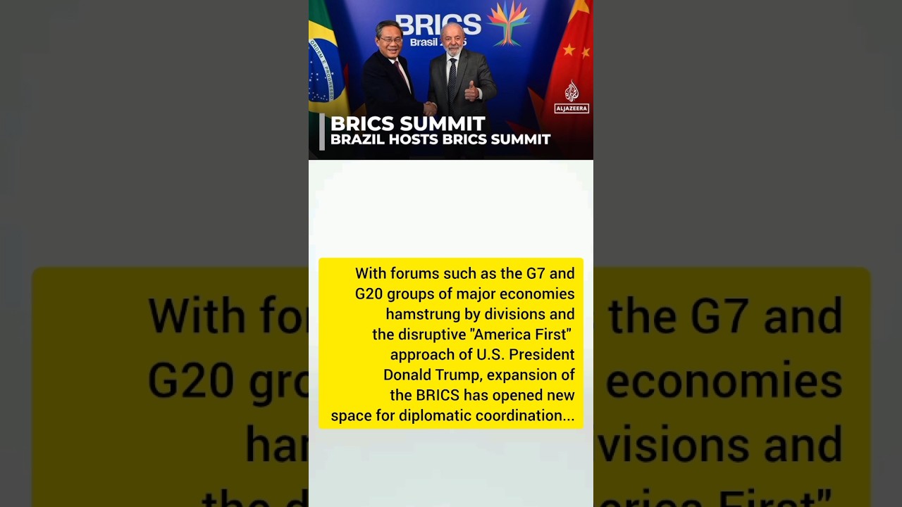 Brics Summit| Brics Summit 2025| Brics In Brazil #brics #brics2025 #brasil #india #china #usa #news