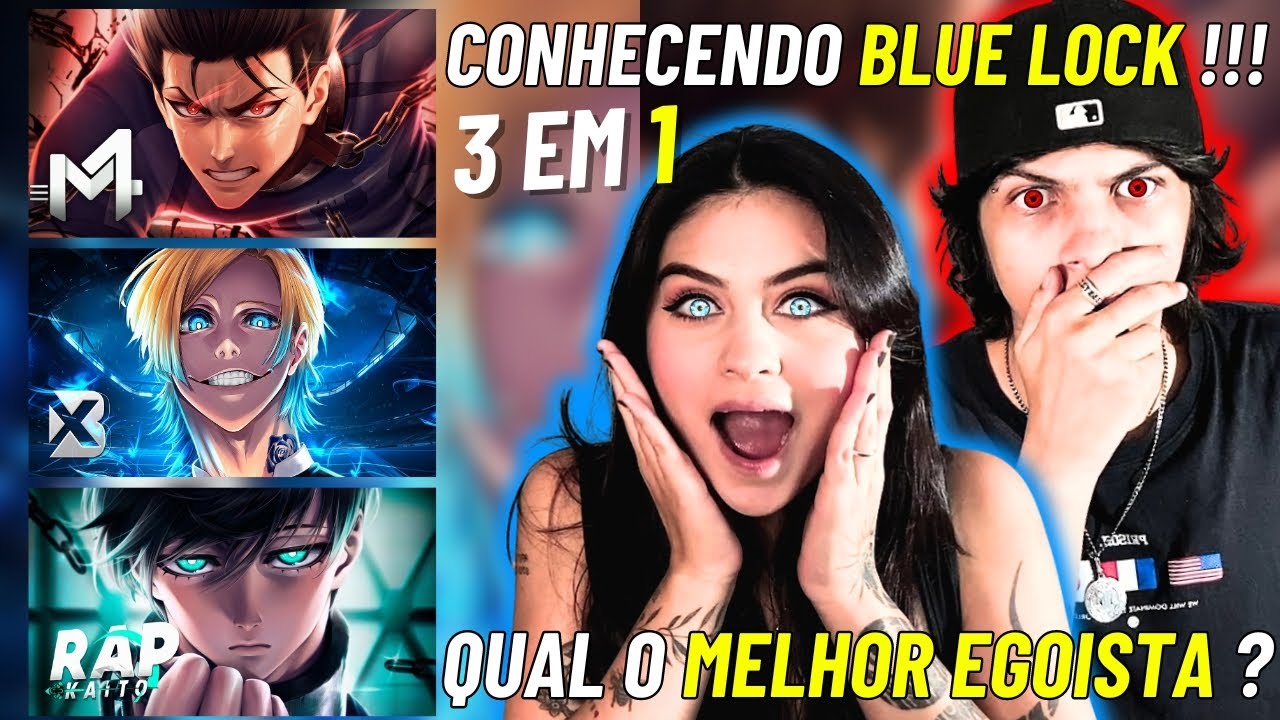 CONHECENDO BLUE LOCK !!! Barou, Itoshi Rin e Kaiser | M4rkim, Kaito e Blxck - VT E LELE LIVES