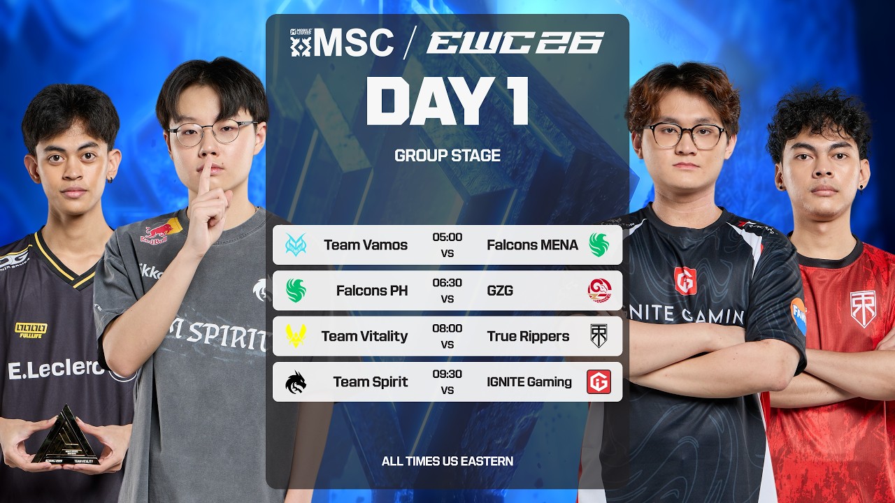TH 🔴 [LIVE] MSC at EWC GROUP STAGE DAY 1