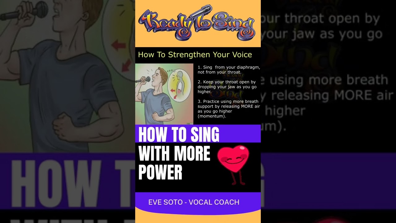 How to sing with power