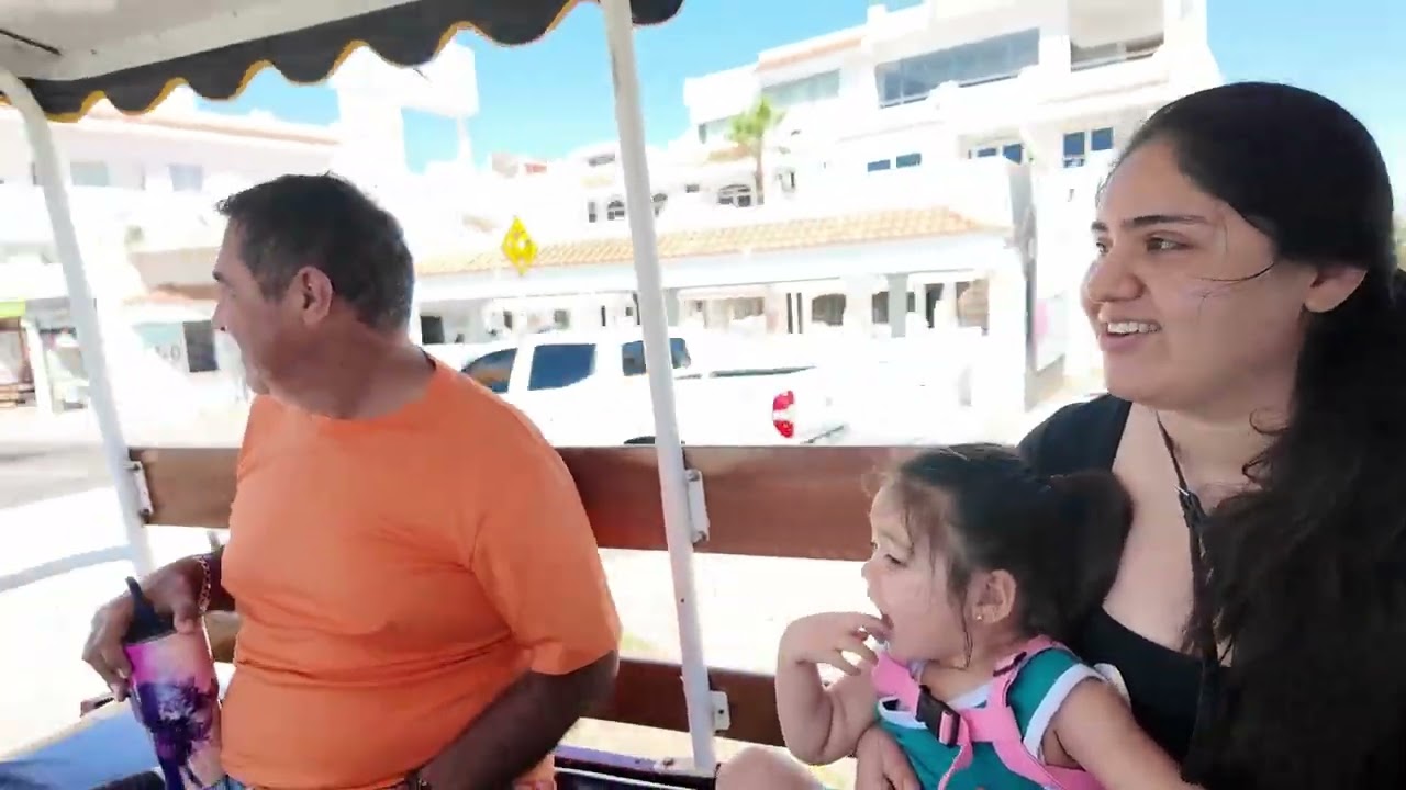 Isla de la piedra con la familia