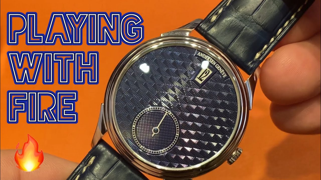 A misfire turned gold: Andersen Geneve Jumping Hour one-off dial!
