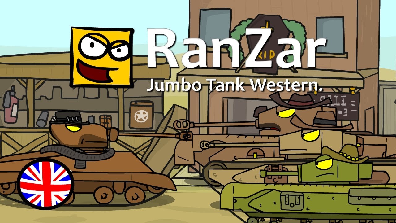 Tanktoon: Jumbo Tank Western. RanZar.