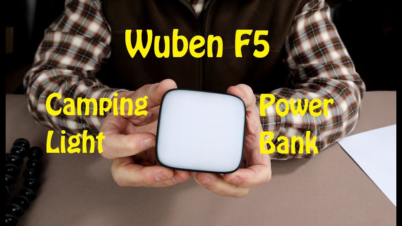 The Versatile Wuben F5 Camping Light and Power Bank