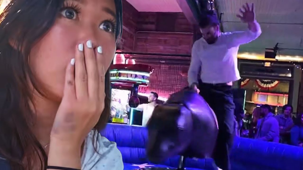 WAKE RIDES BULL AT EXTRA EMILY'S BDAY PARTY