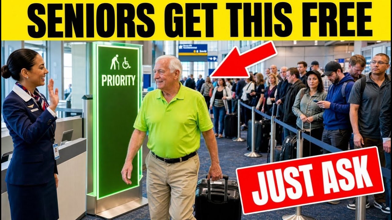 Flying Over 60? Airlines Will Quietly Give You These 11 Free Perks