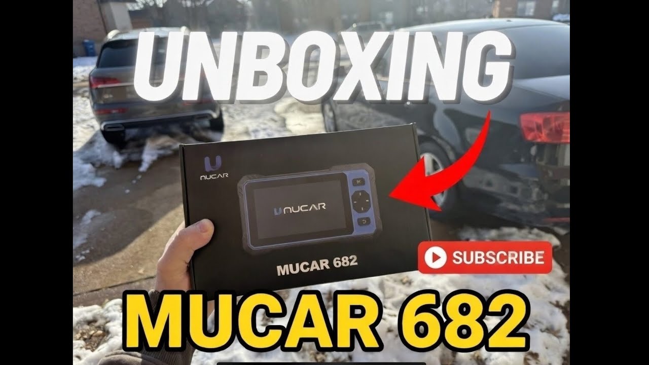 HANDS ON A BUDGET DIY CAR SCANNER MUCAR 682. Unbox and first impressions 
