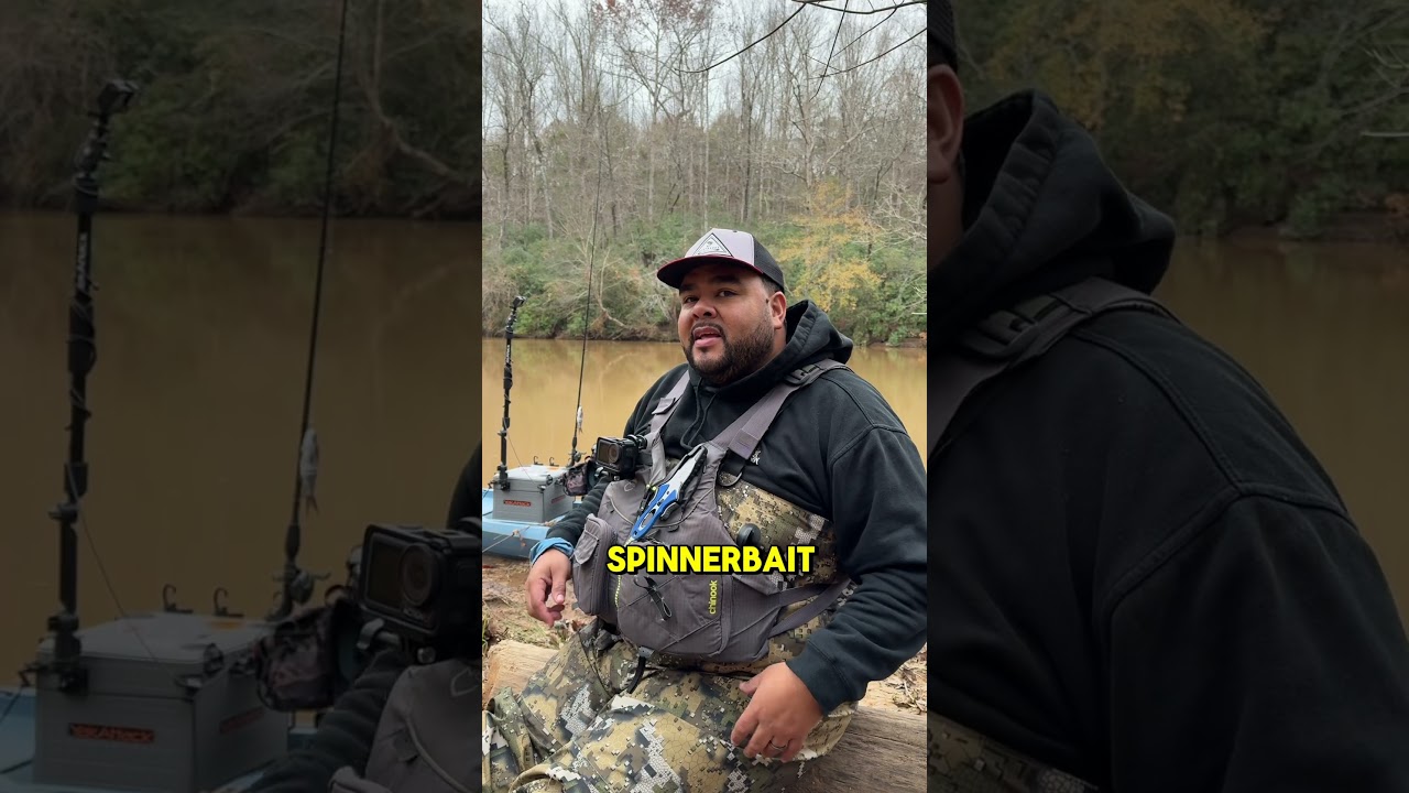 Muddy water fishing tips. #fishing #fishingtips #muddywater #buydeeper #winterfishing