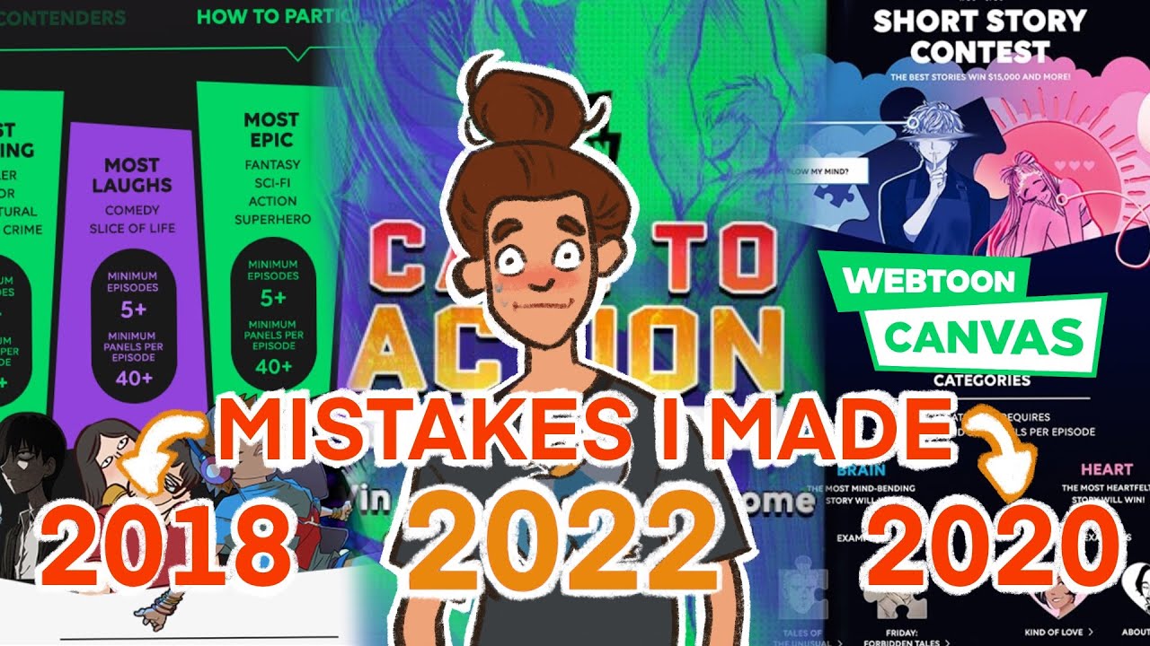 Mistakes I made in the past Webtoon contests and my plan for the Call to Action contest