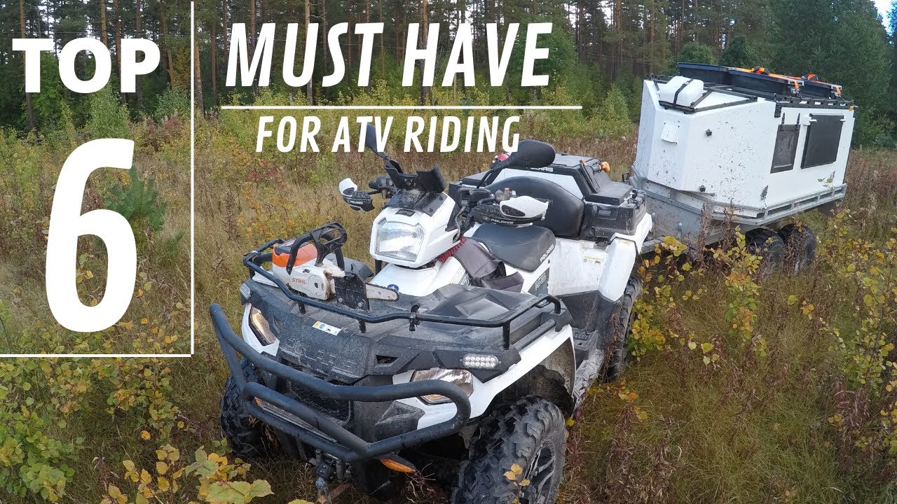 6 Viktige ting å ha med på ATV kjøring / 6 Essentials to have with you on ATV driving.