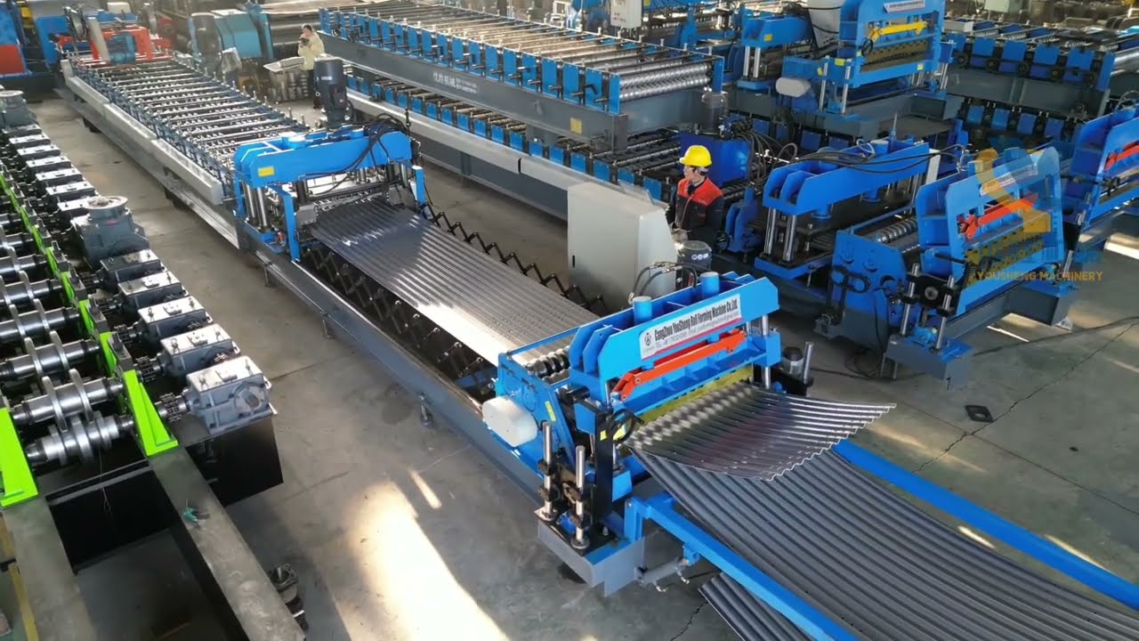 Fully Automated Silo Panel Production Line in Action --Agricultural Storage Solutions​