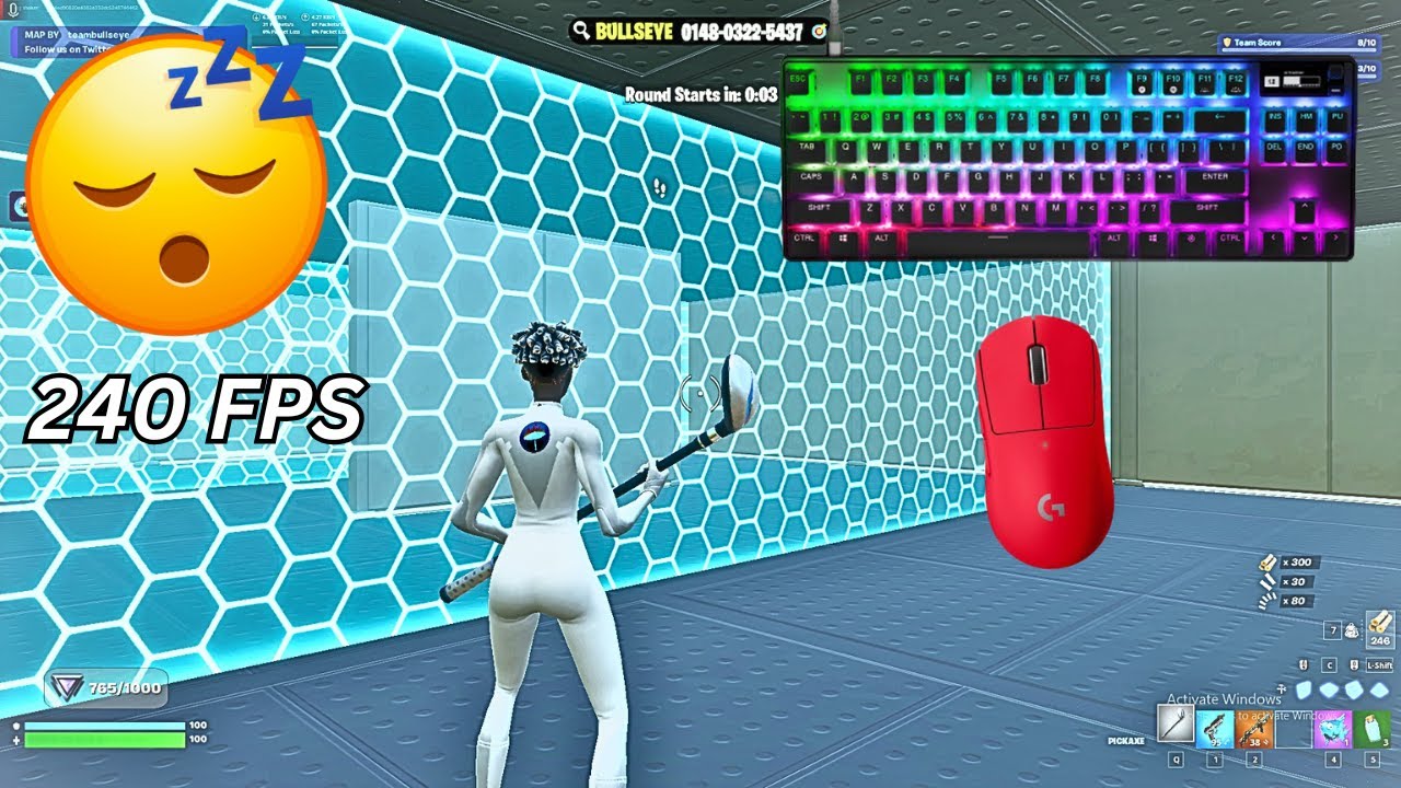 Fortnite 2v2 Piece Control😍 SteelSeries Apex Pro TKL ASMR