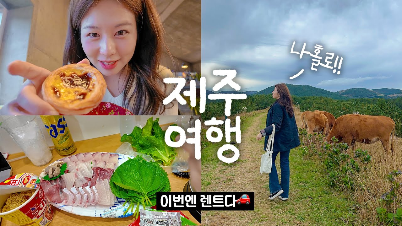 제주만 오면 행복 최고치 달성❤️&zwj;🔥 이번엔 혼자 렌트다!! 모슬포 대방어회, 에그타르트, 왕추천커피맛집, 순살갈치조림, 크리스마스마켓, 혼밥맛집, 오름