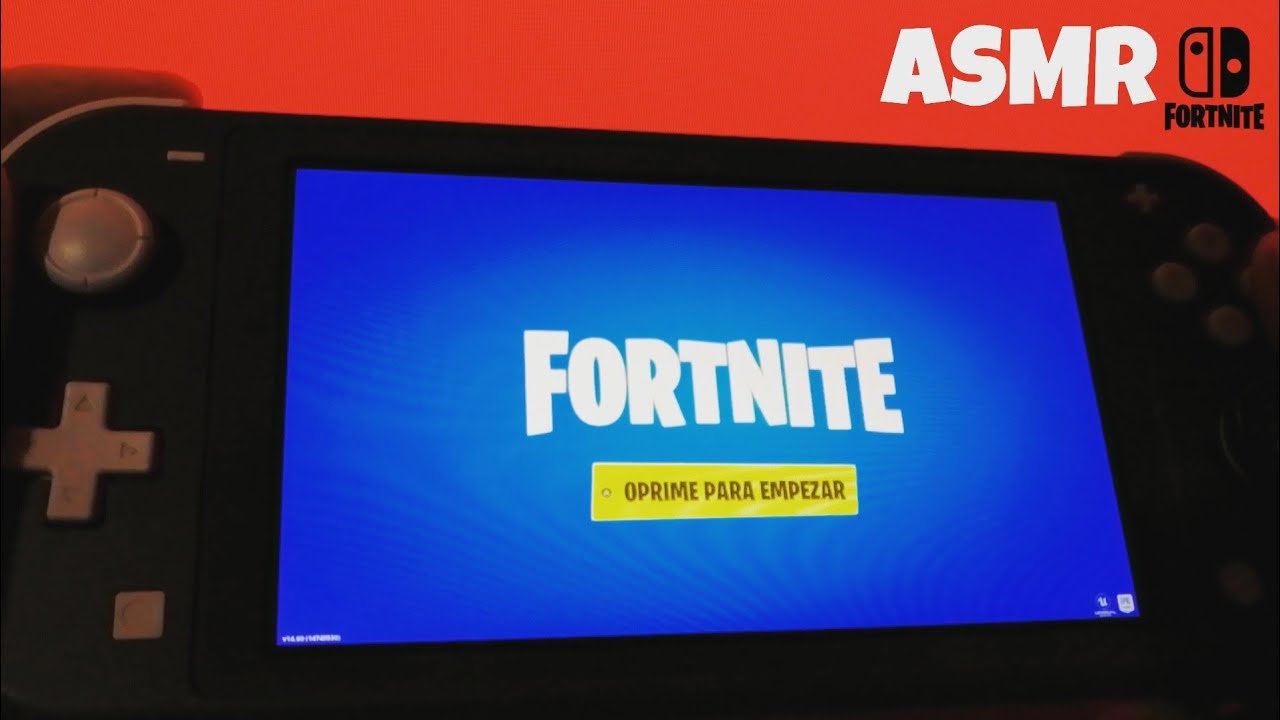 Jugando Fortnite en Nintendo Switch 🎮 - ASMR CHILE