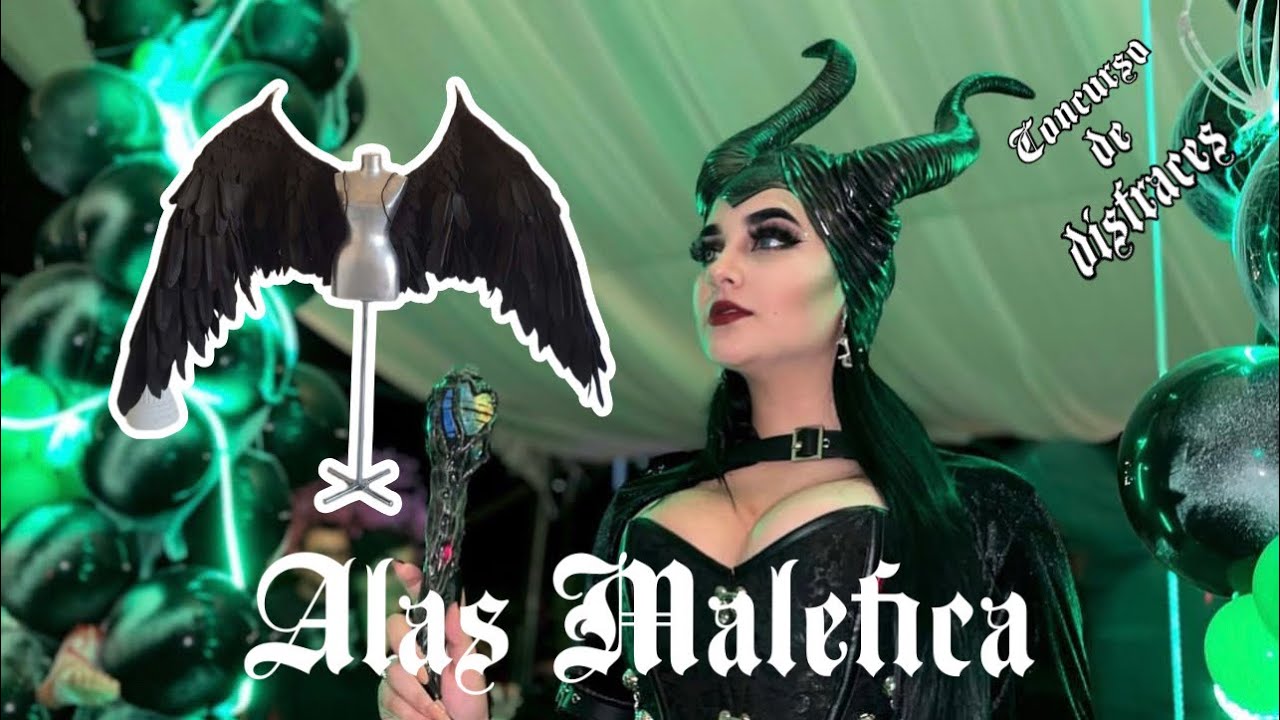 Así hice mis alas para mi disfraz de maléfica 🖤 | neembihu