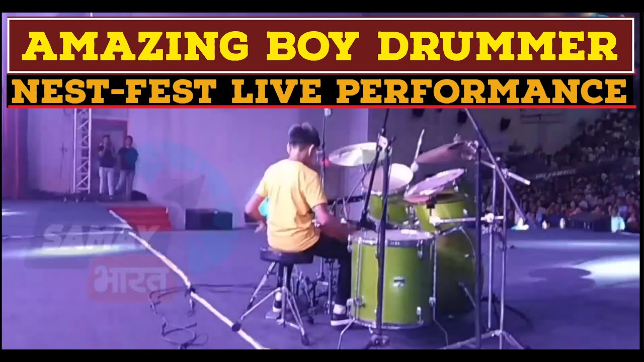 Nest Fest 2019 ।Best Drummer  Anshuman nandi Rock Performance ।। My Home India ।। NorthEast Festival