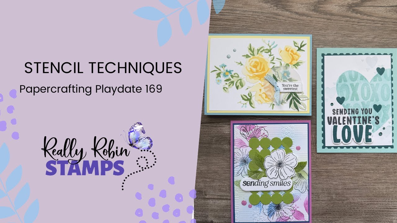 Stencil Techniques | Papercrafting Playdate 169