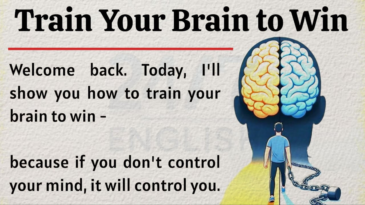 Train Your Brain to Win 🏆 || Learn English Through Motivational Lesson 🔥 || Improve Your English ✅️