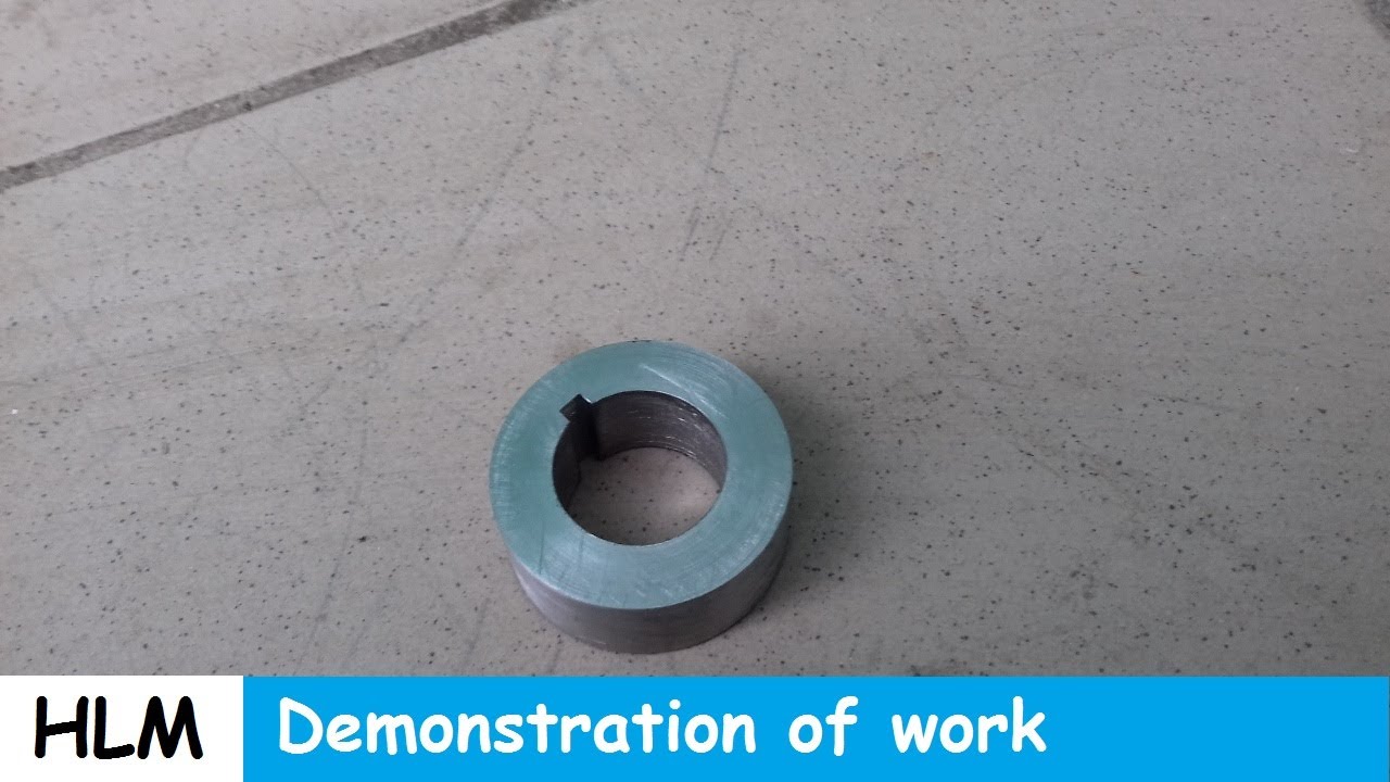 Keyway Cutting Tool For Lathe/Demonstration of work