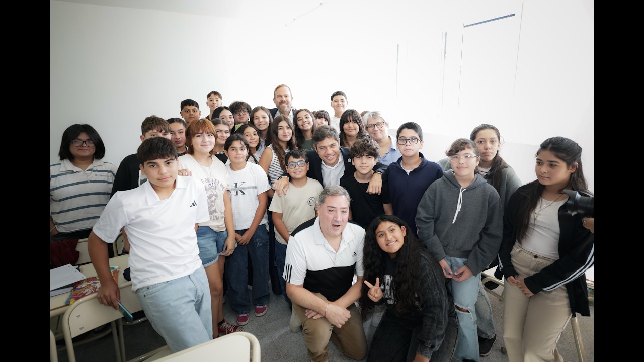 Inauguración 6 Edificios Educativos en Ezeiza