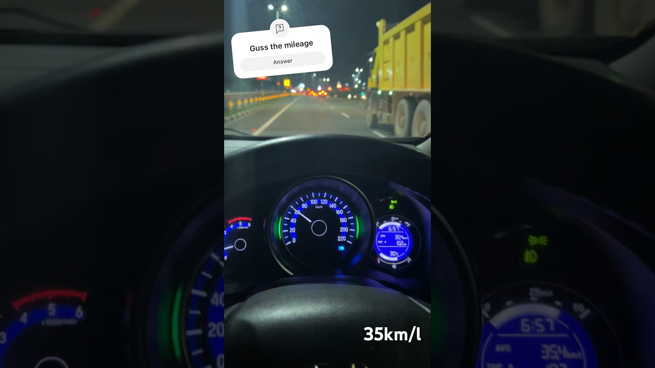 Honda diesel mileage😵😧😮 test #travel #automobile #roadtrip #travelvlog #jazz#honda#city
