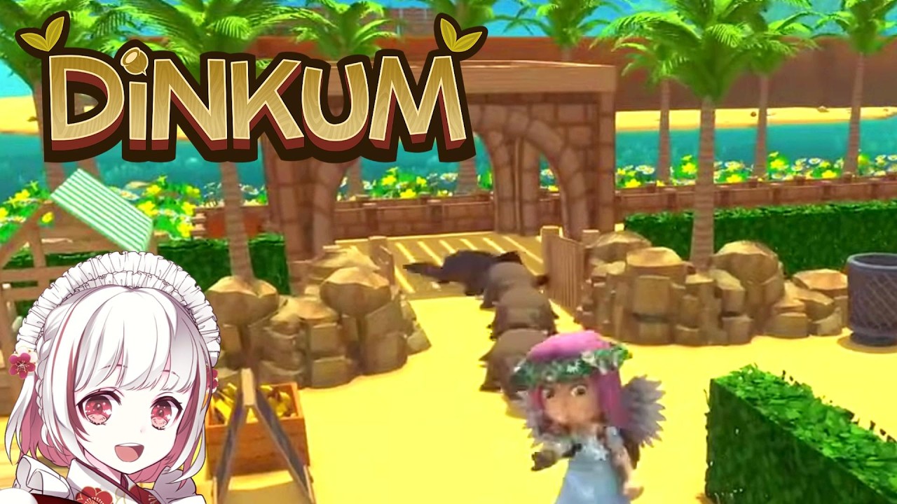 【Dinkum#24】新エリアに大移動作戦？自然いっぱいの可愛いまちづくり🌳スローライフを楽しむディンカム【抹茶のゲーム実況】
