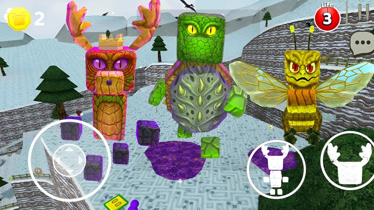 Giant Turtle Boss In Secret Place-Superbear Adventure Gameplay Walkthrough 
