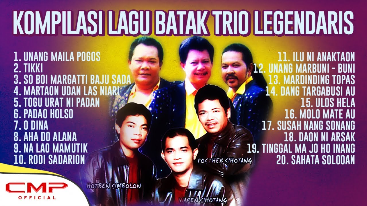 TRIO RELASI X TRIO MADUMA - KOMPILASI LAGU BATAK TRIO LEGENDARIS - O Dina, Martaon Udan Las Niari