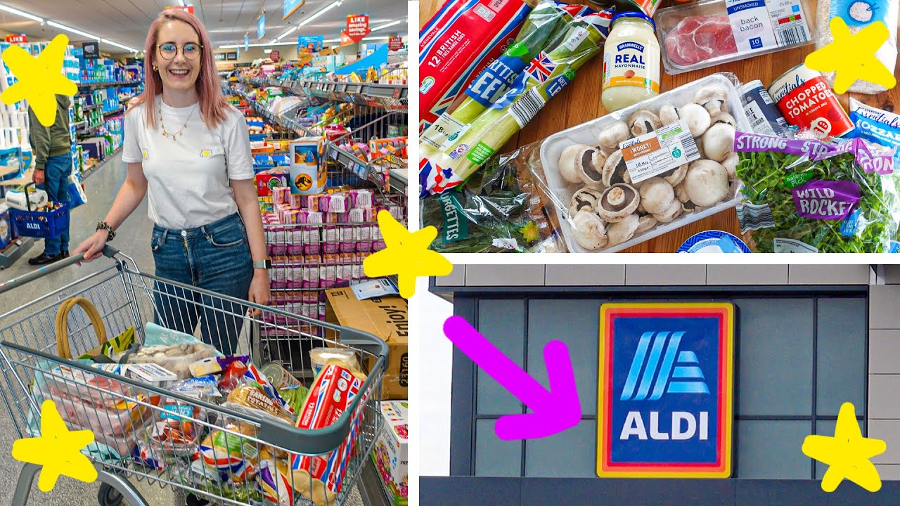 £25 budget ALDI grocery haul + meal plan 🛒 (before my operation!)