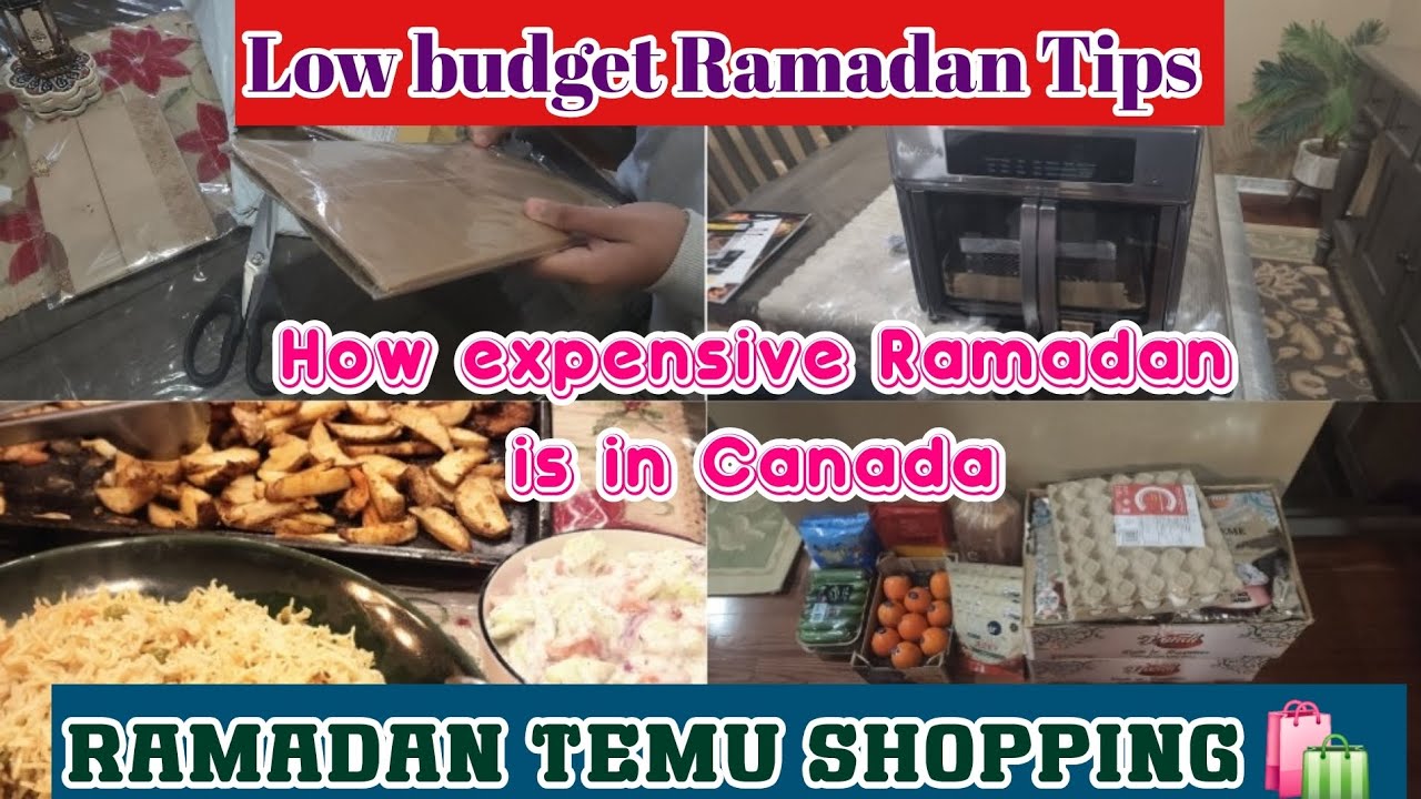 How Expensive is Ramadan in Canada? 😳 Low Budget Tips + Roti + Ramadan Temu shopping | Ramadan prep