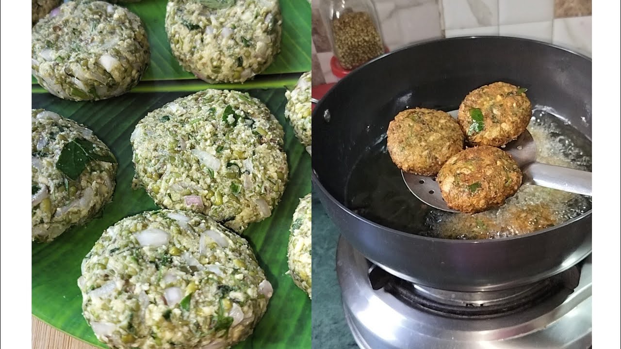 मोड आलेल्या मुगाचे वडे , कटलेट रेसिपी| Healthy sprouted mung vade , cutlet , tikki recipe