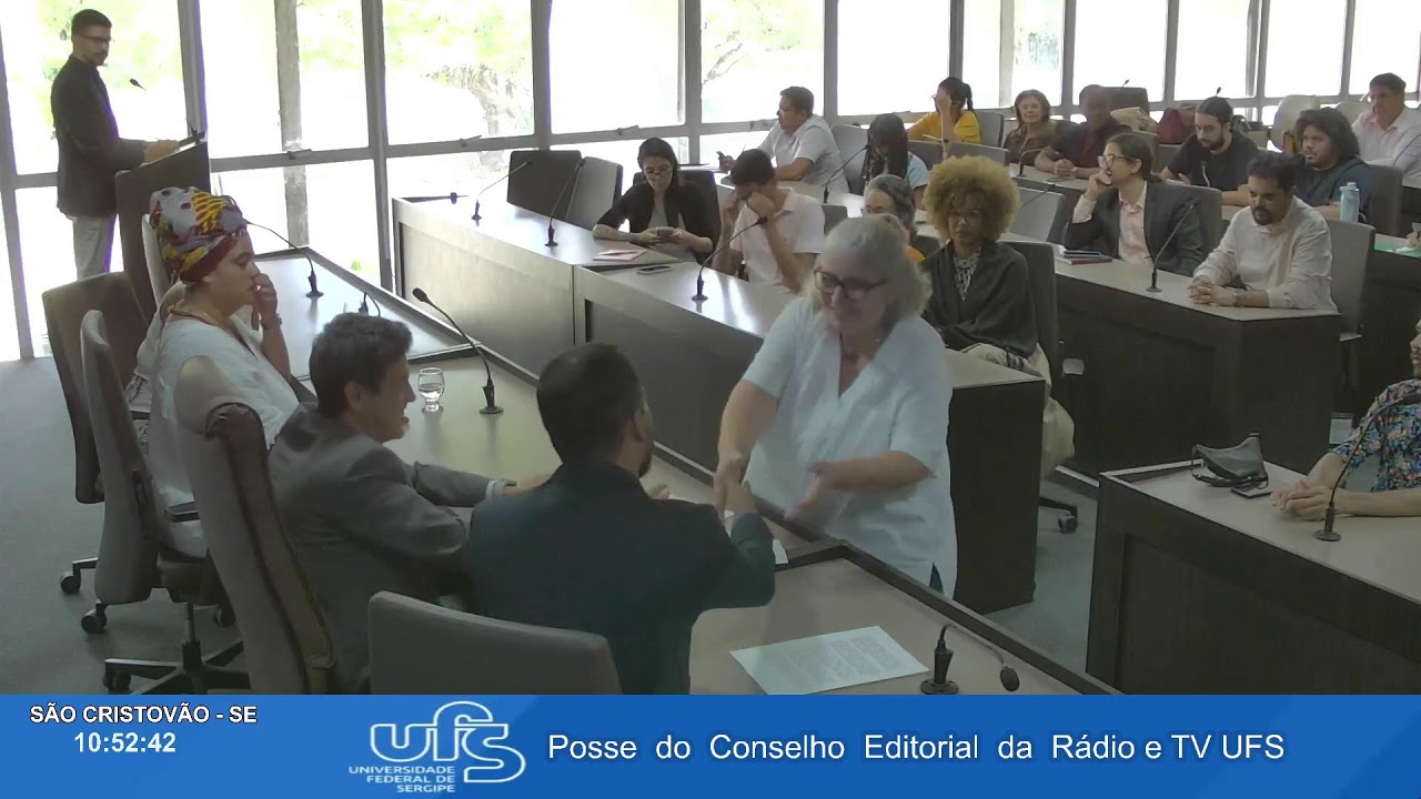 Posse do Conselho Editorial da Rádio e TV UFS