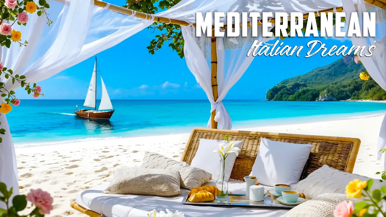 Blissful Sunny Day in Italy 🌞 Relaxing Mediterranean Music & Dreamy Lake Como Views