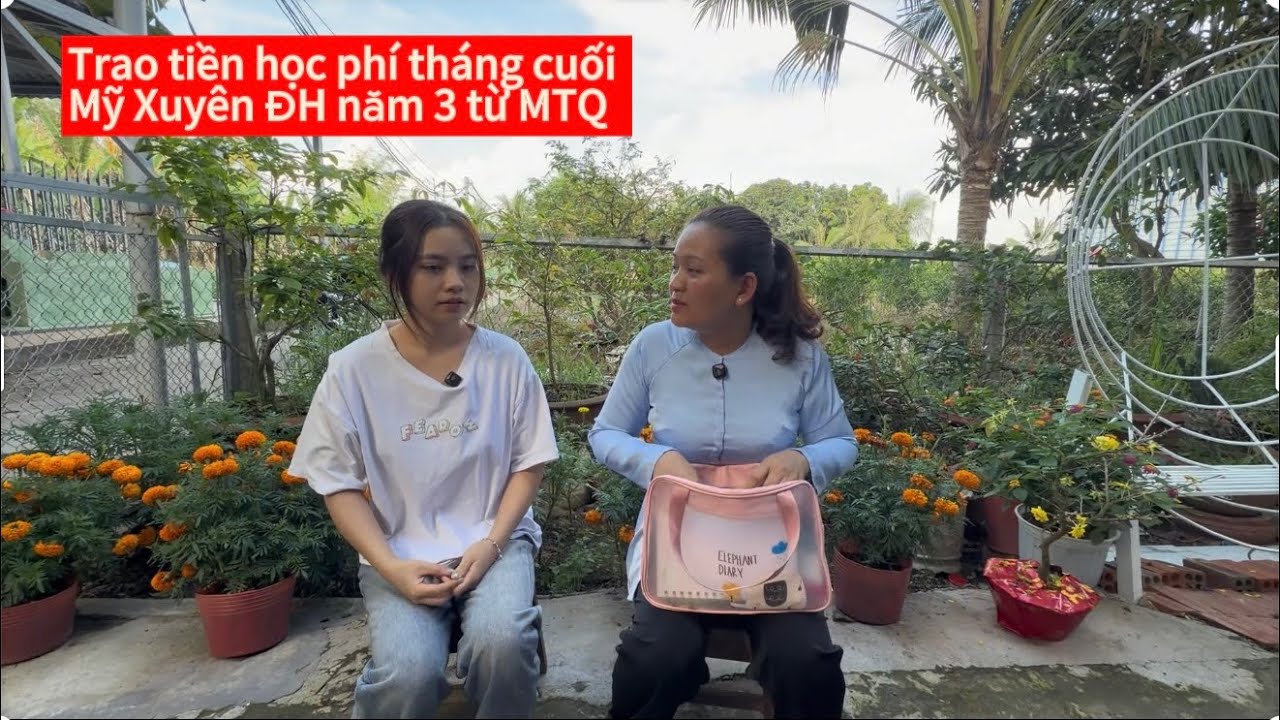 Trao Tiền Học Phí Tháng Cuối Mỹ Xuyên Hết Phí Cám Ơn MTQ/Tập 22